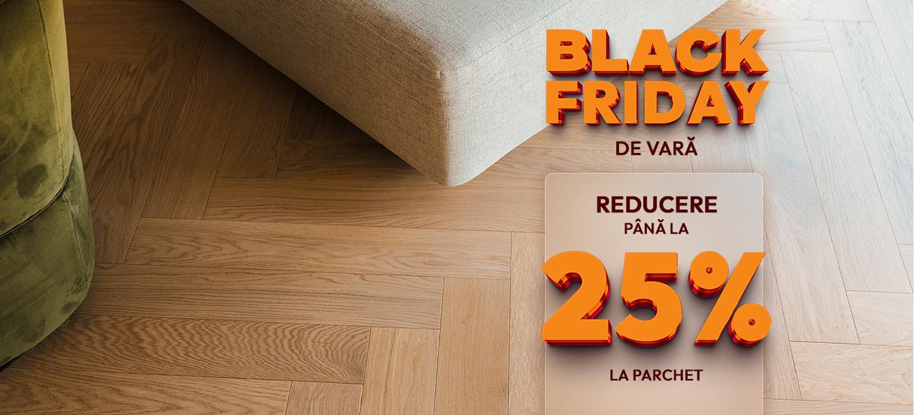 Până la 25% reducere la parchetul din lemn natural!