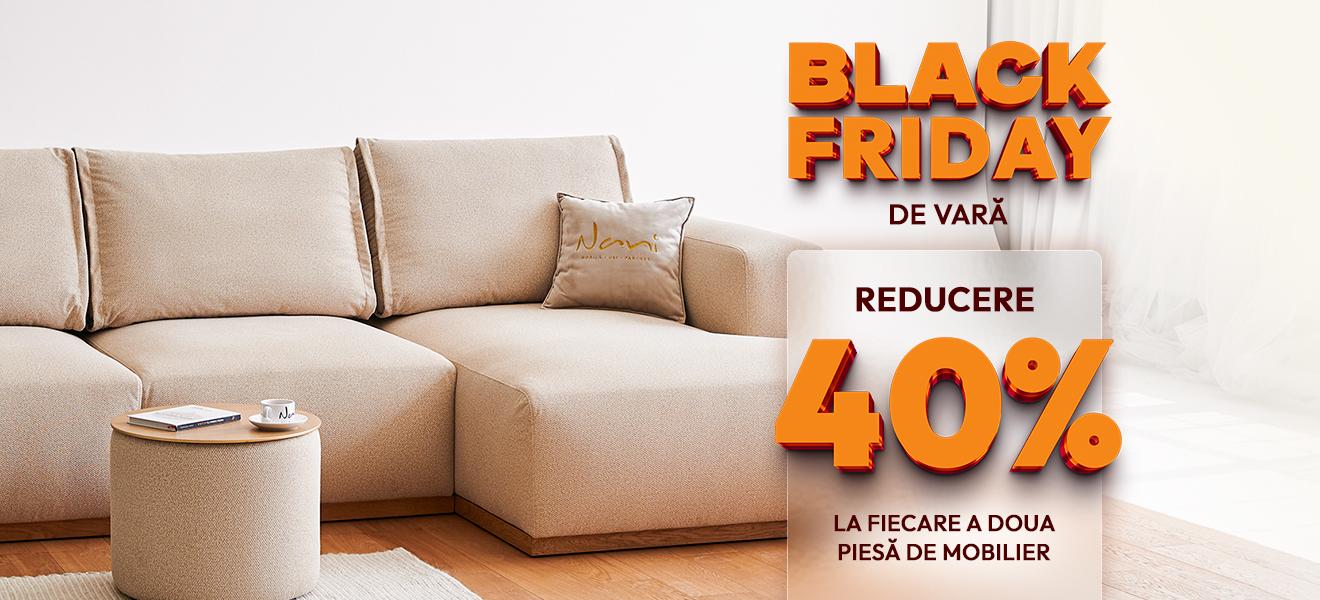 40% reducere la fiecare a doua piesă de mobilier procurată